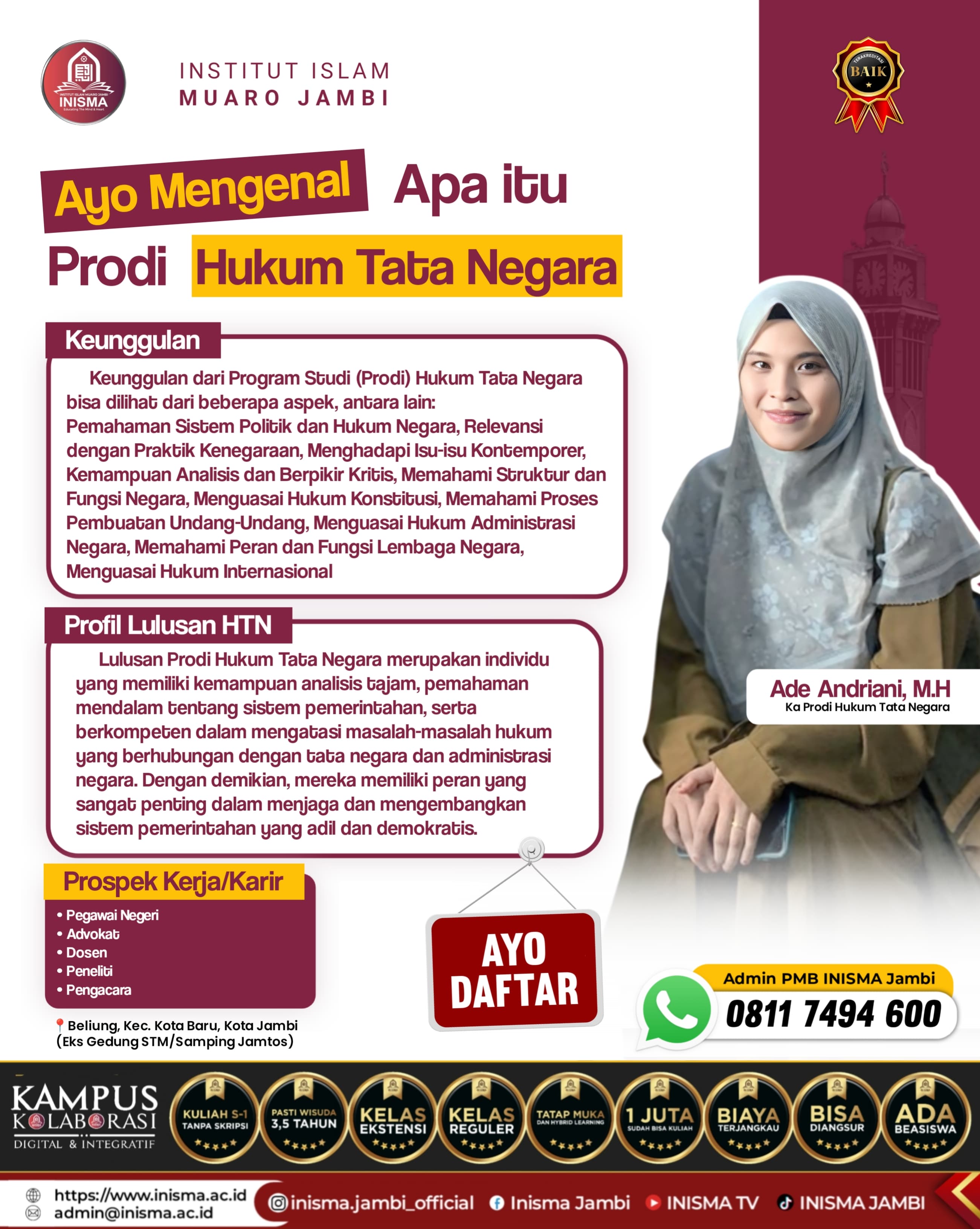 Kuliah di Prodi HTN, nanti jadi apa ya?
