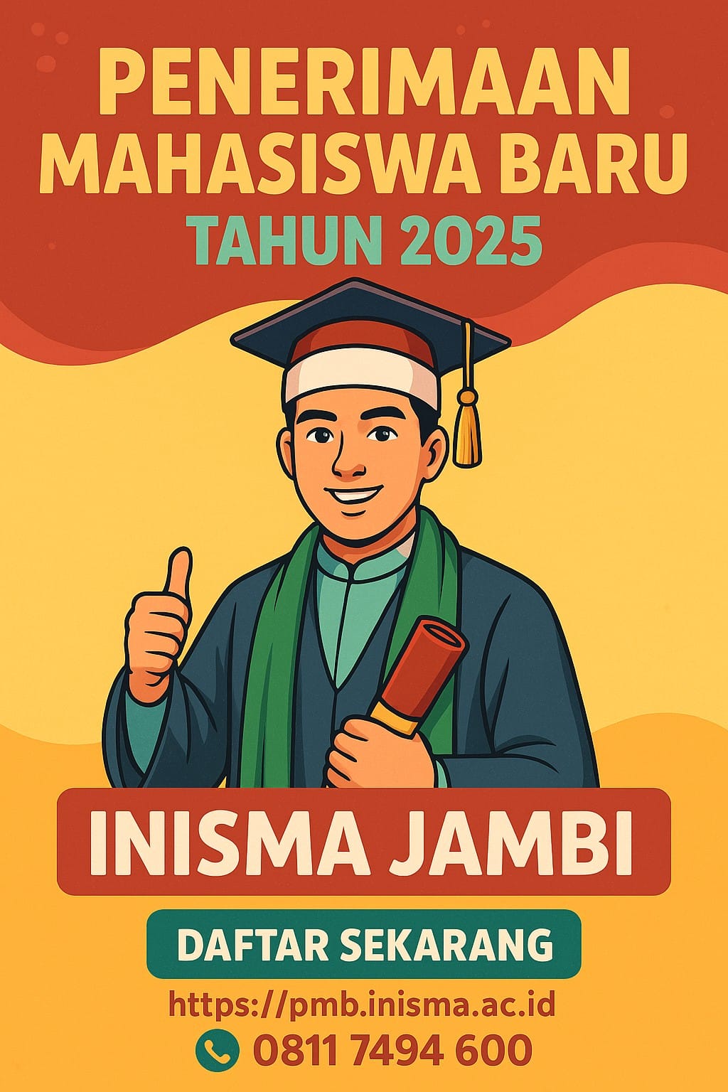 Semua Prodi Telah Terakreditasi, INISMA Jambi Buka Pendaftaran Mahasiswa Baru Angkatan ke-3 Tahun 2025